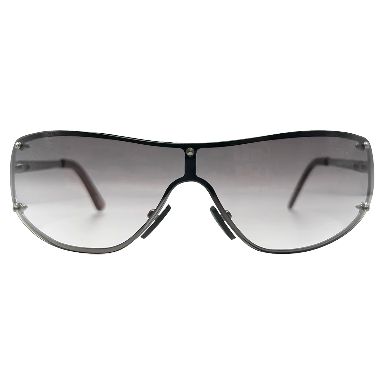 LITHIUM Futuristic Sunglasses *As Seen On: Jordyn Woods*Grey Flash-Giant Vintage Eyewear