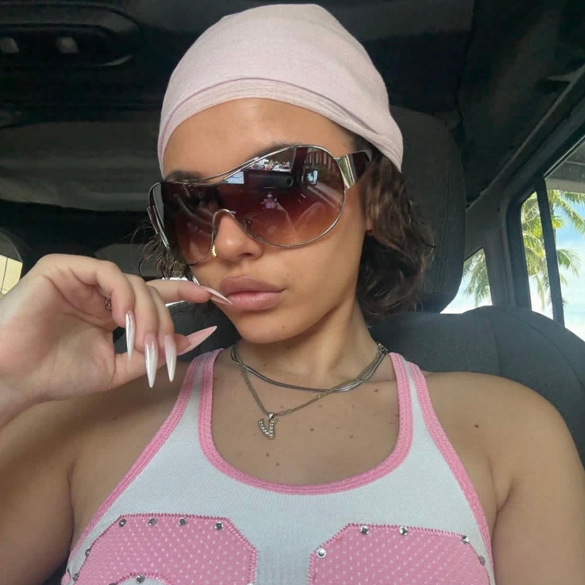 POPPIN Shield Sunglasses-Giant Vintage Eyewear