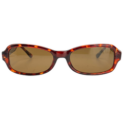 LIPTON 90's Square SunglassesTortoise/Amber-Giant Vintage Eyewear
