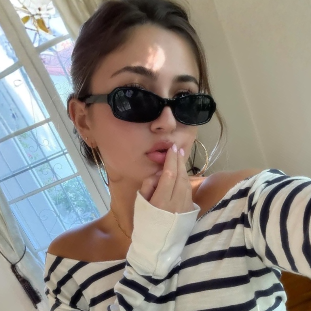 RAINY 90's Square Sunglasses-Giant Vintage Eyewear