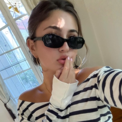 RAINY 90's Square Sunglasses-Giant Vintage Eyewear