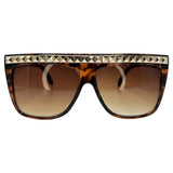 2014 Oversized Y2K Shield Sunglasses-Giant Vintage Eyewear