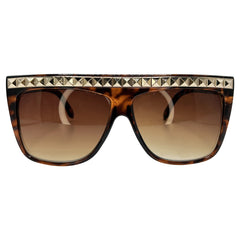 2014 Oversized Y2K Shield Sunglasses-Giant Vintage Eyewear