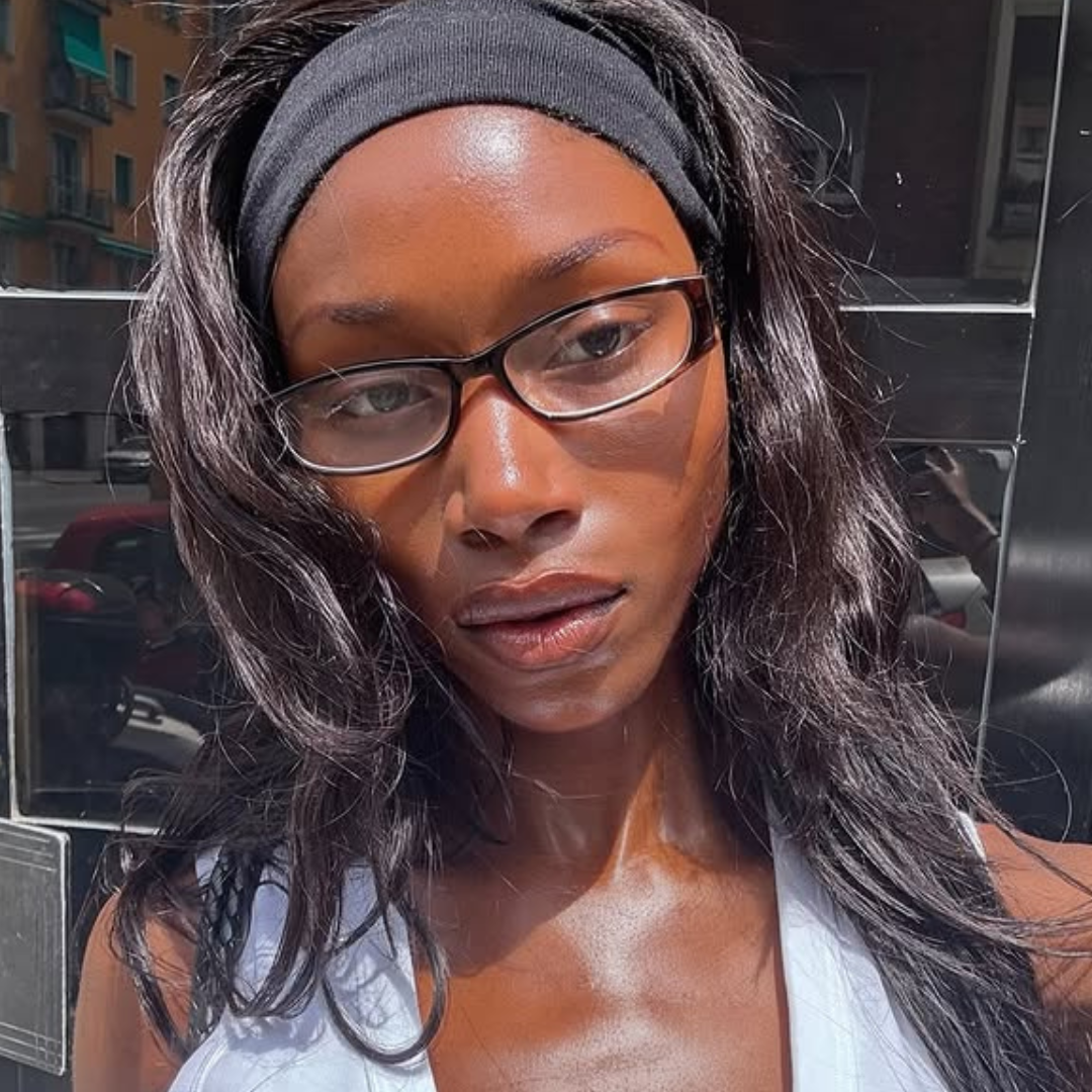 FRAGILE Small Clear Rectangular 90s Glasses-Giant Vintage Eyewear