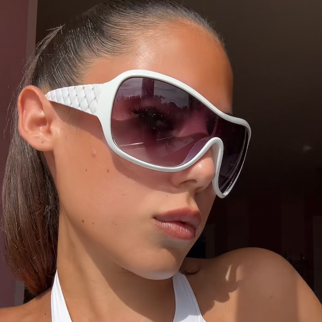 SWEET 16 Shield Sunglasses-Giant Vintage Eyewear