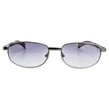 SAMBA 90's Oval Metal SunglassesGunmetal/Smoke-Giant Vintage Eyewear