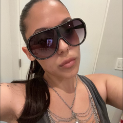 COSMOPOLITAN Studded Shield Sunglasses-Giant Vintage Eyewear