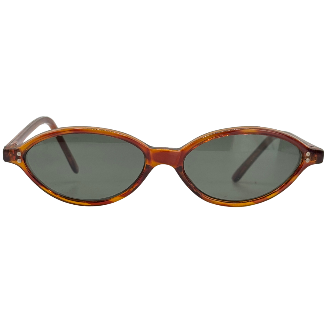 CLEMENTINE 90's Oval SunglassesTortoise-Giant Vintage Eyewear