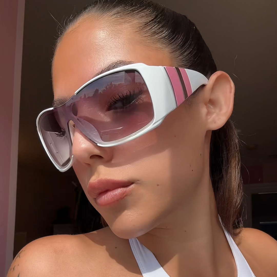 CONCEITED Shield Sunglasses-Giant Vintage Eyewear