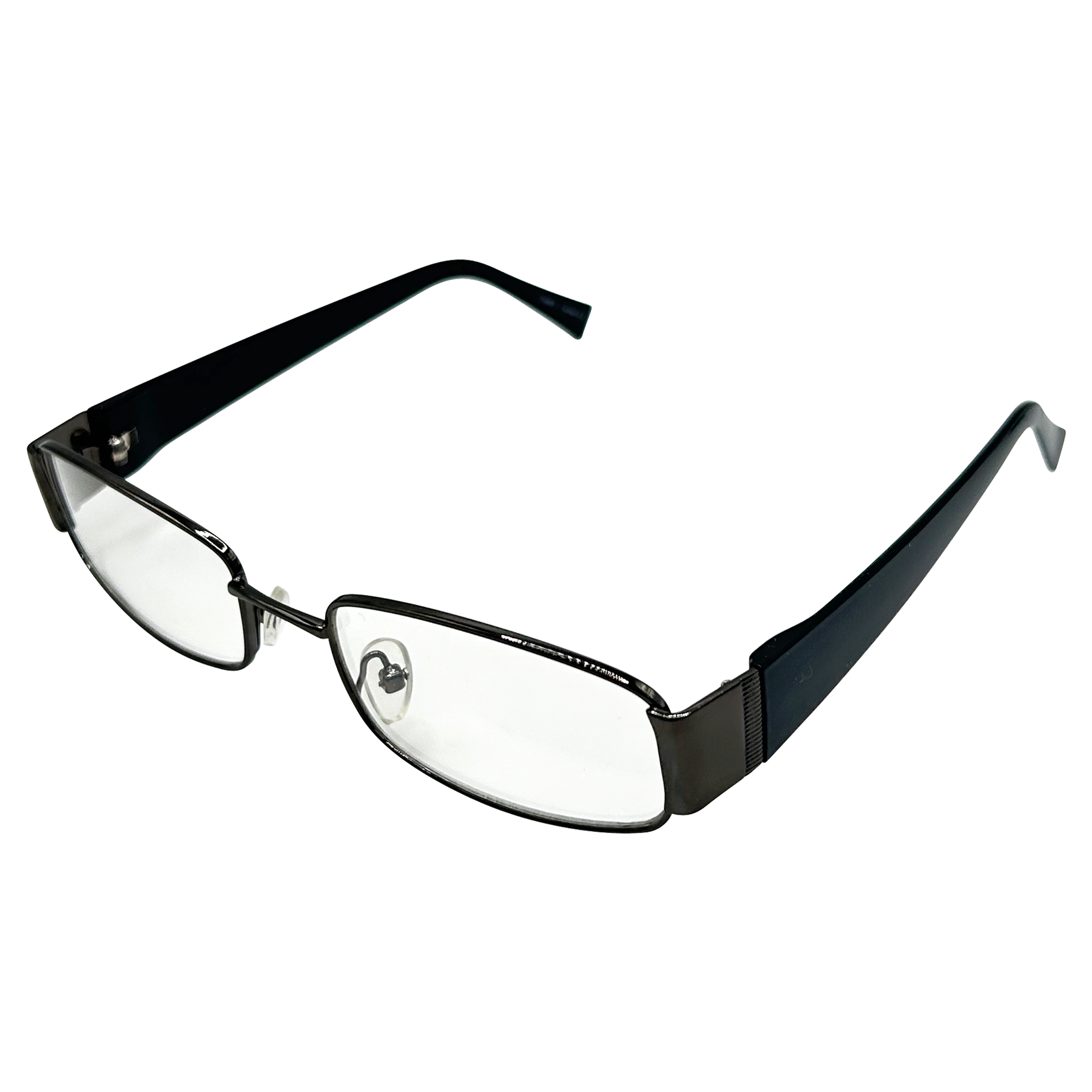 6'4" Small Clear Rectangular 90s Glasses