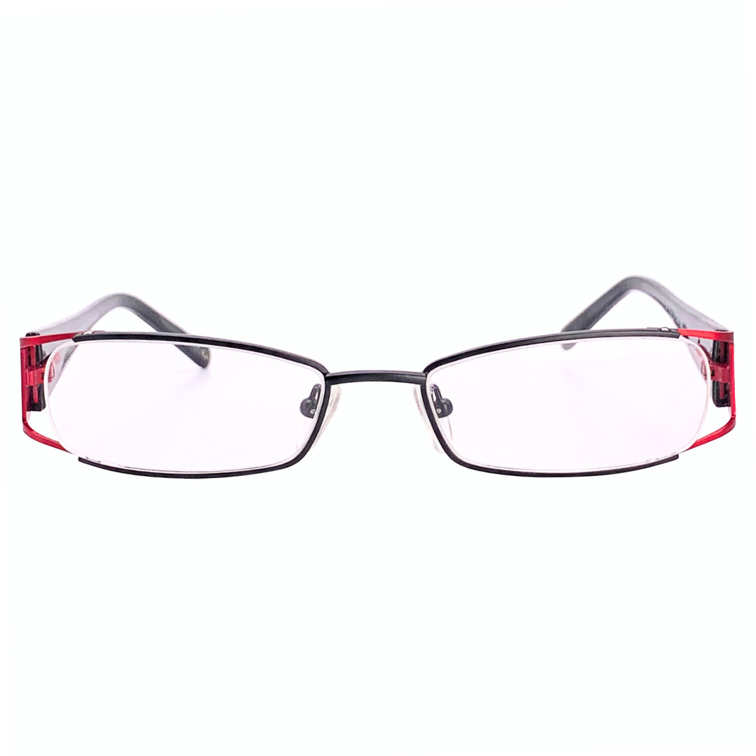 1995 Small Clear Rectangular 90s Vintage Glasses-Giant Vintage Eyewear