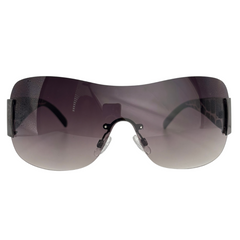NASTY Rimless Y2K Shield Sunglasses-Giant Vintage Eyewear
