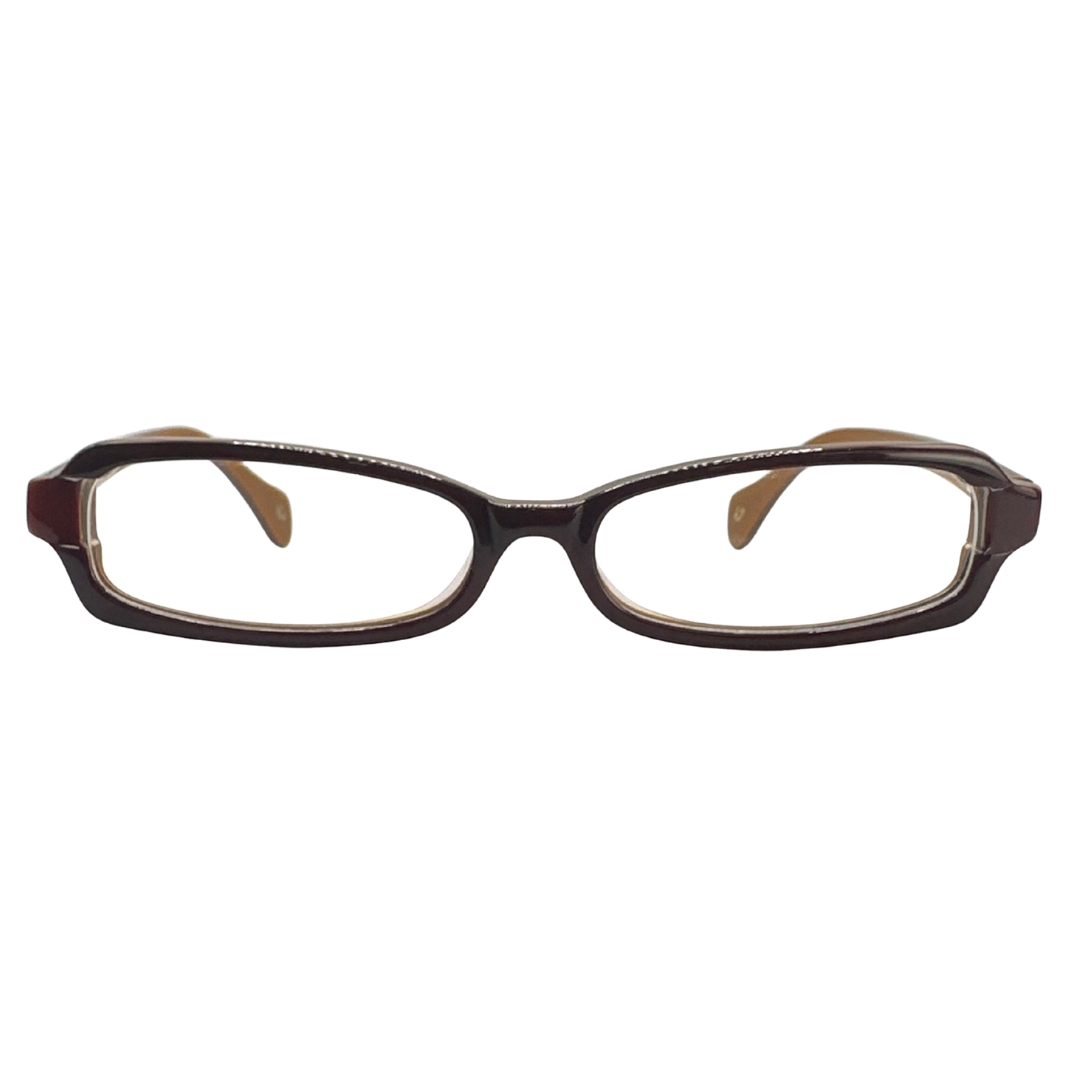 VIXEN Trending 90's Bayonetta GlassesBrown-Giant Vintage Eyewear