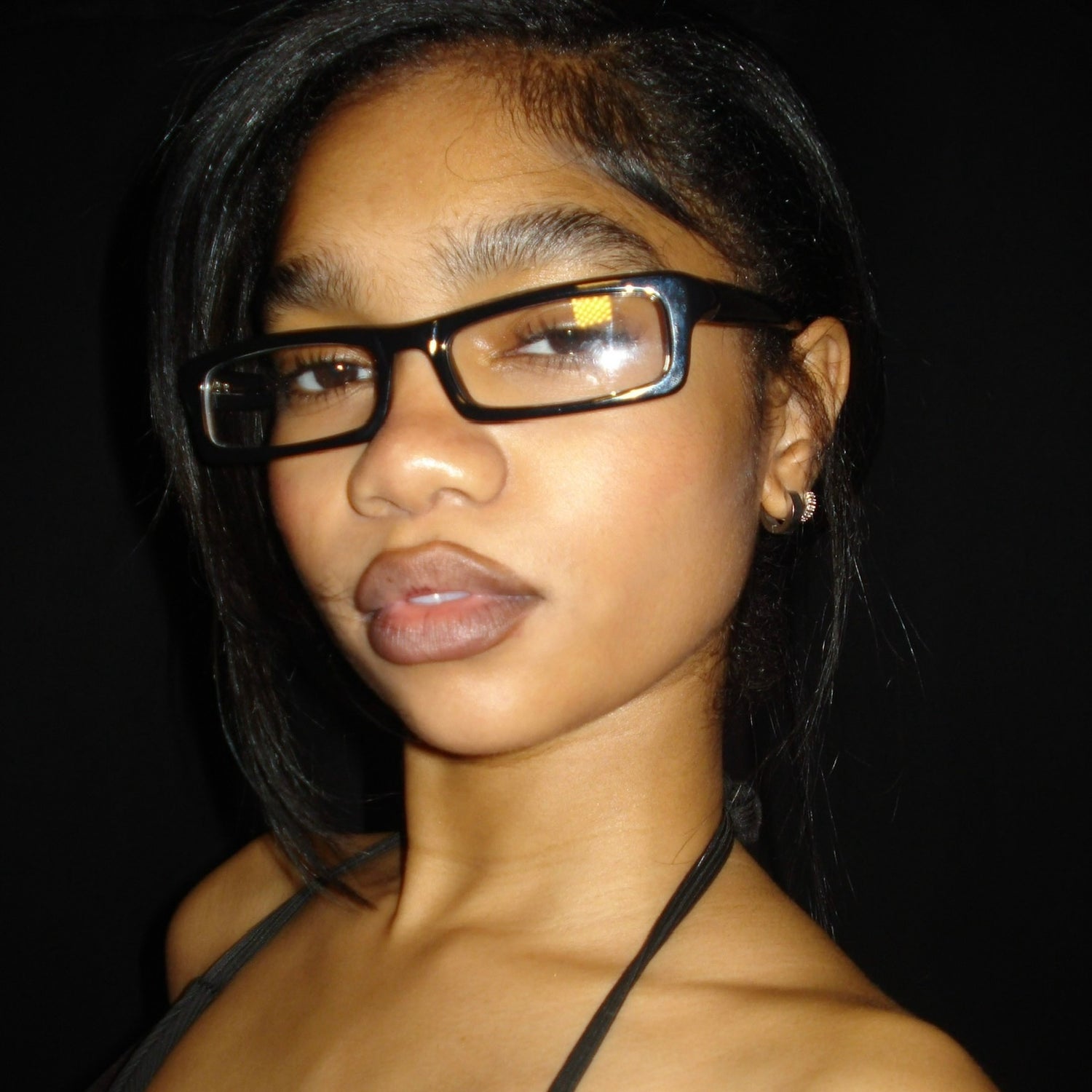 TWIRL IT Rectangle Bayonetta Glasses-Giant Vintage Eyewear