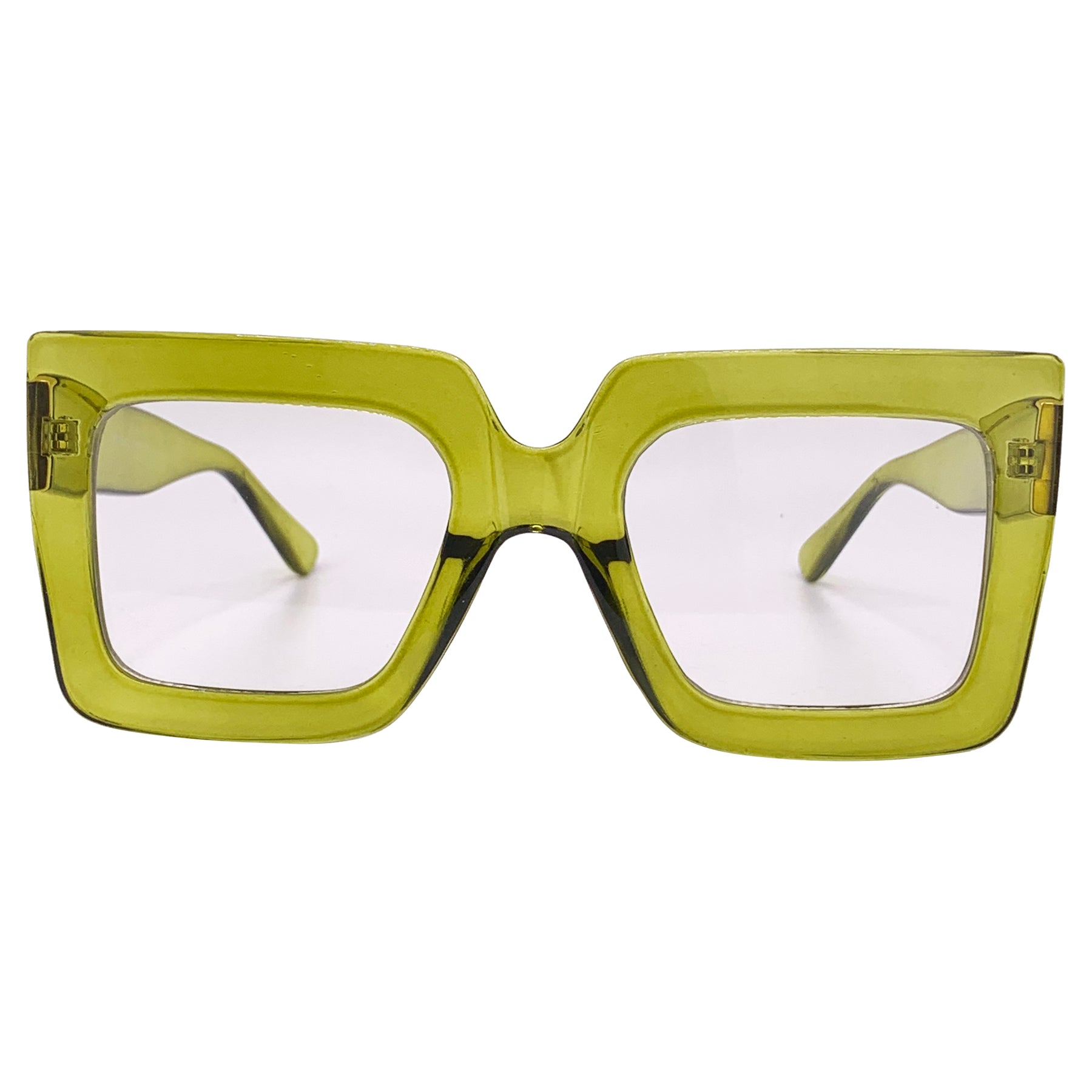 Shop Vintage JADED Chunky Oversized Clear Sunglasses – Giant