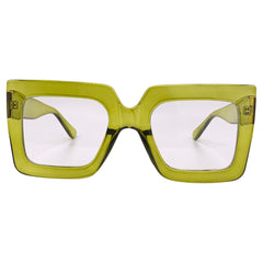 JADED Chunky Oversized Clear SunglassesJade-Giant Vintage Eyewear