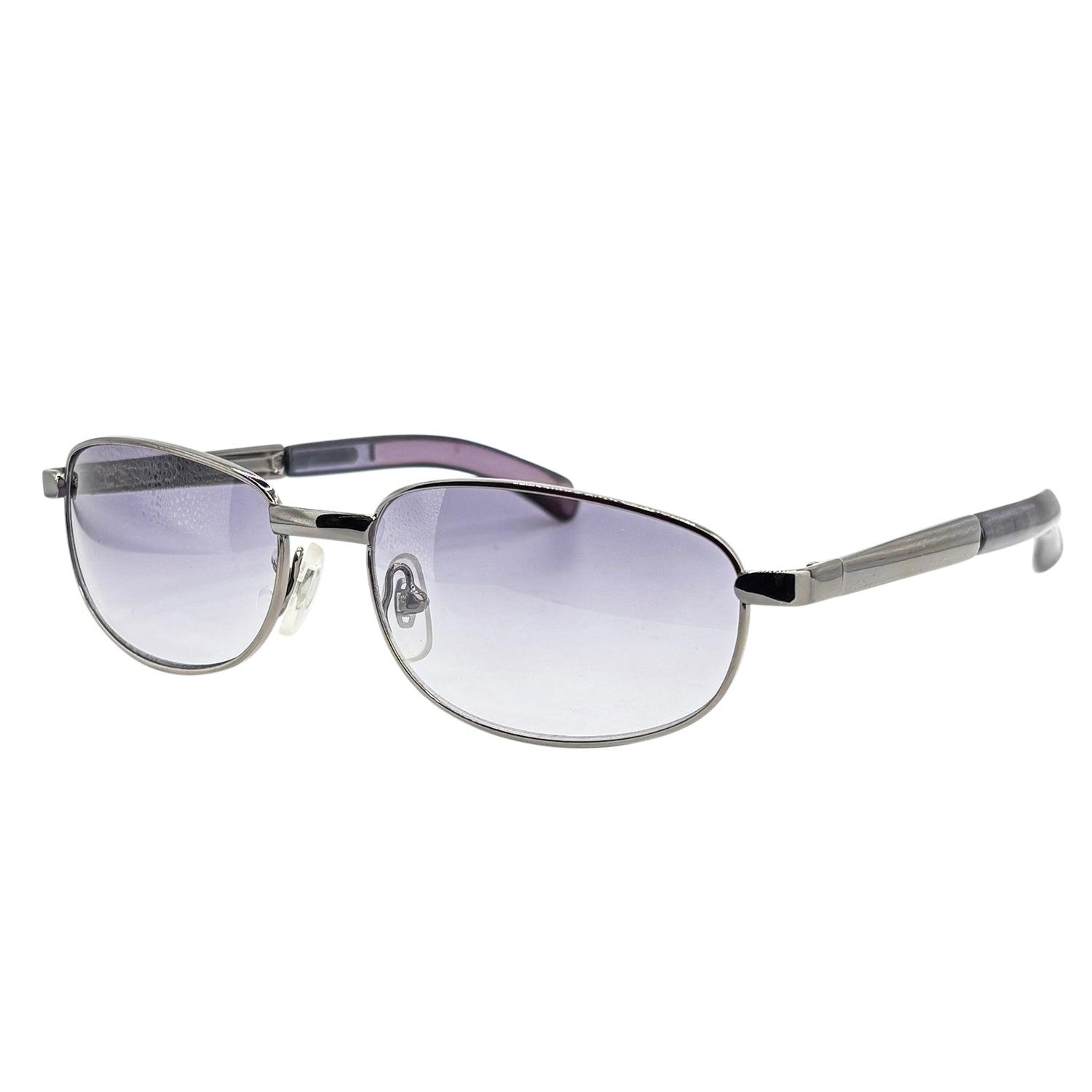 SAMBA 90's Oval Metal Sunglasses-Giant Vintage Eyewear