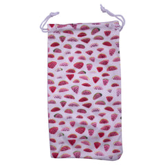 LA FRUITA Soft Reusable Sunglasses Pouch with DrawstringPink-Giant Vintage Eyewear