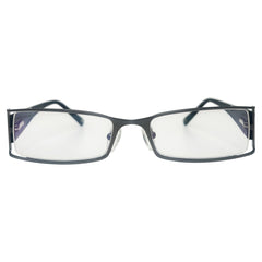 rectangular vintage frames with a gunmetal colorway