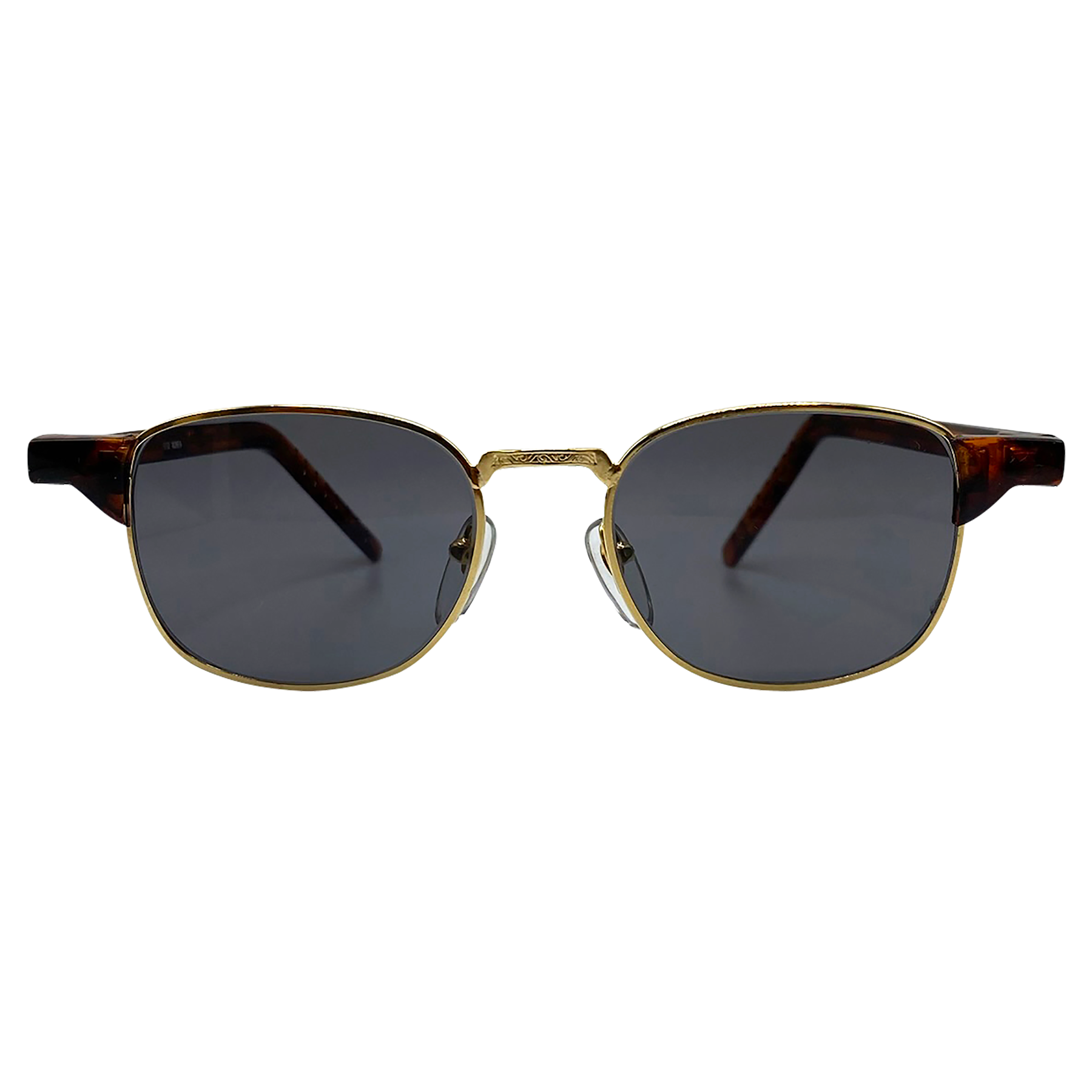 AILERON Tortoise Gold/Super Dark Square Sunglasses