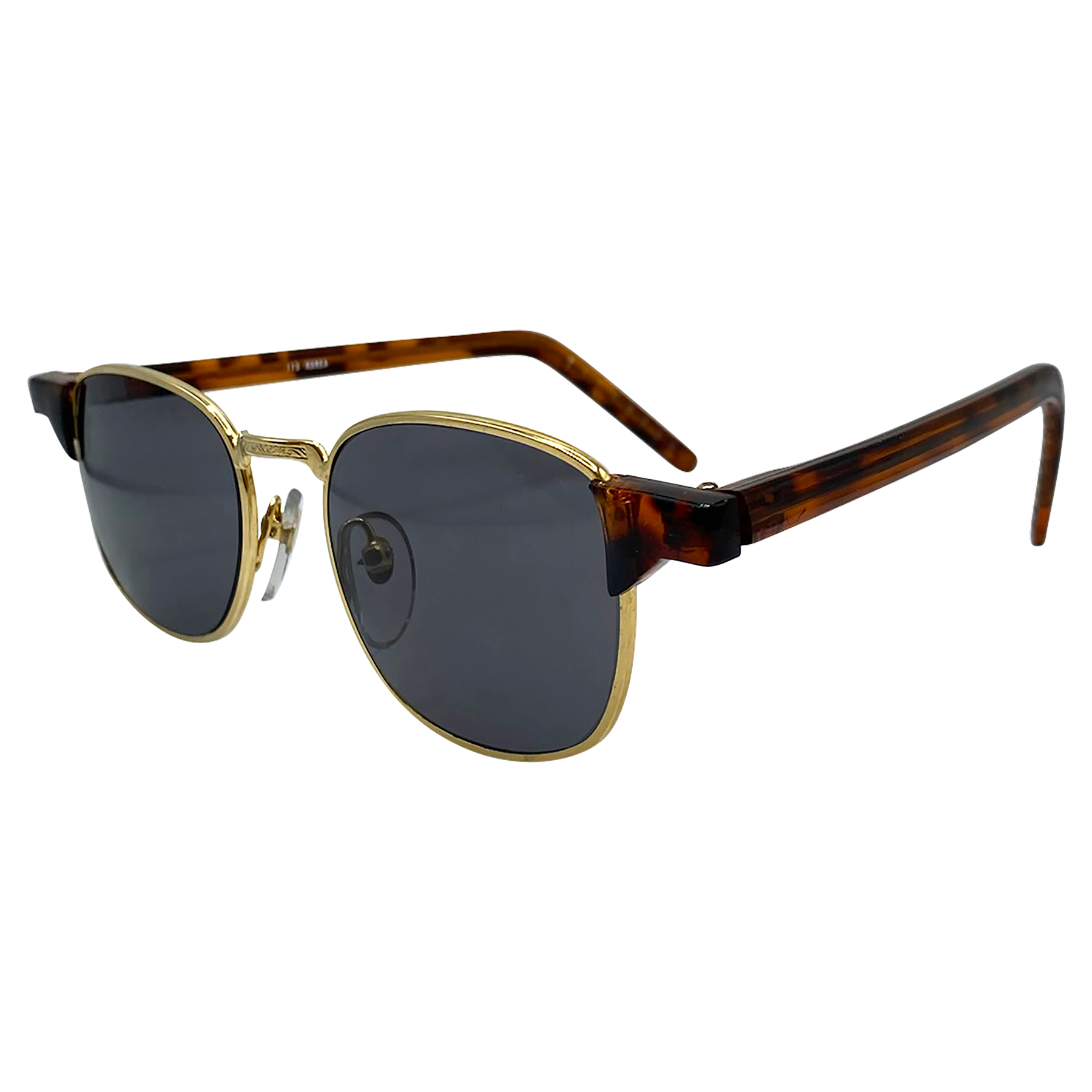 AILERON Tortoise Gold/Super Dark Square Sunglasses