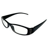 ANDROMEDA Bayonetta-Style Clear GlassesBlack-Giant Vintage Eyewear