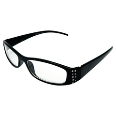 ANDROMEDA Bayonetta-Style Clear GlassesBlack-Giant Vintage Eyewear