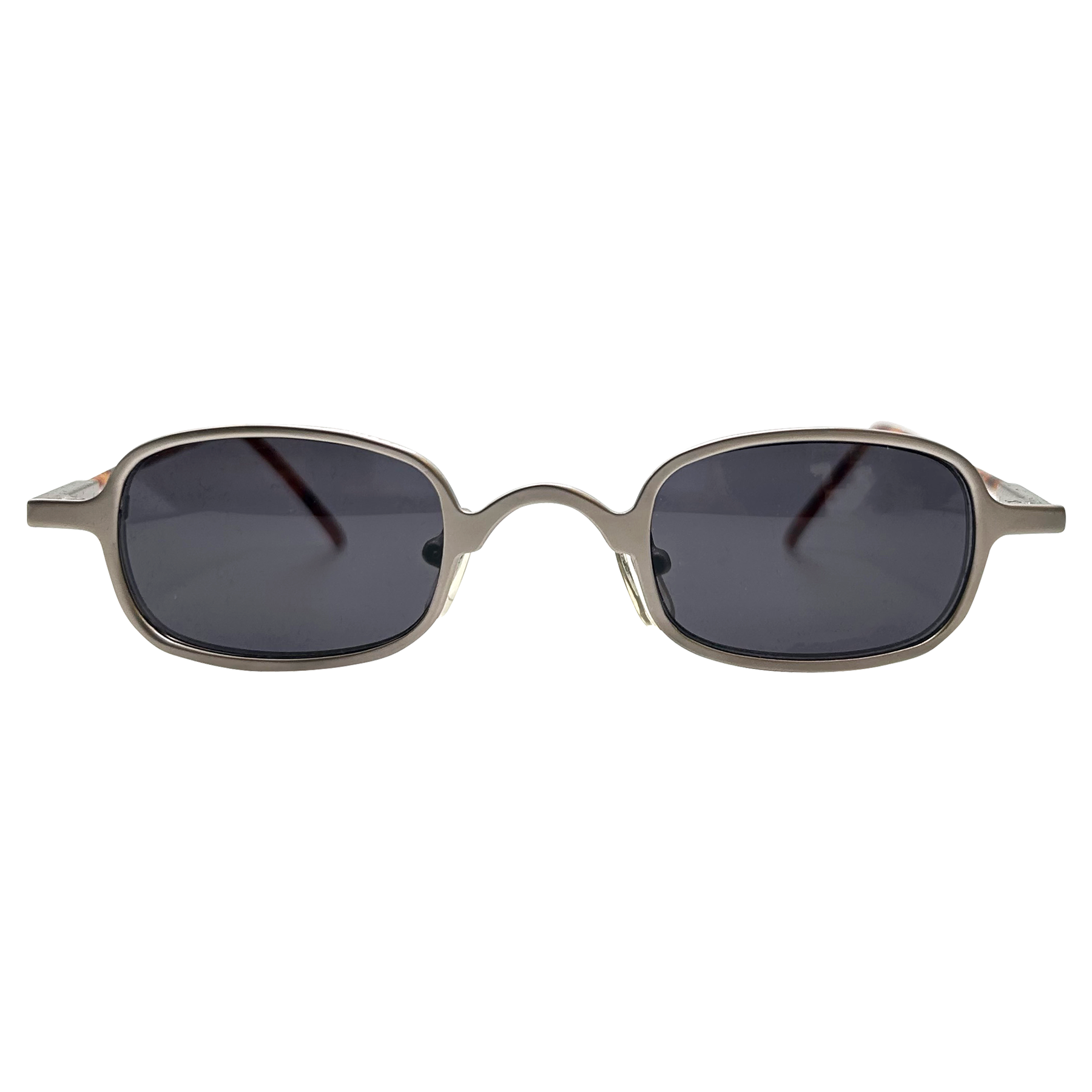 ARROYO Gunmetal Square 90s Sunglasses