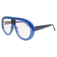 vintage inspired aviator's frames with clear lens