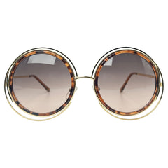 oversized vintage frames with a metal frame
