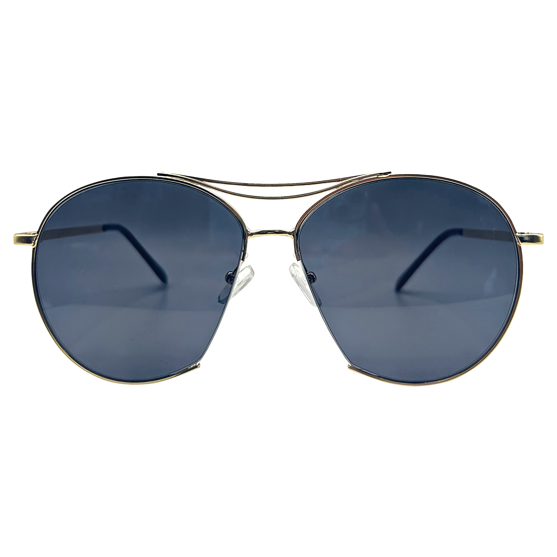 Semi rimless top aviator sunglasses