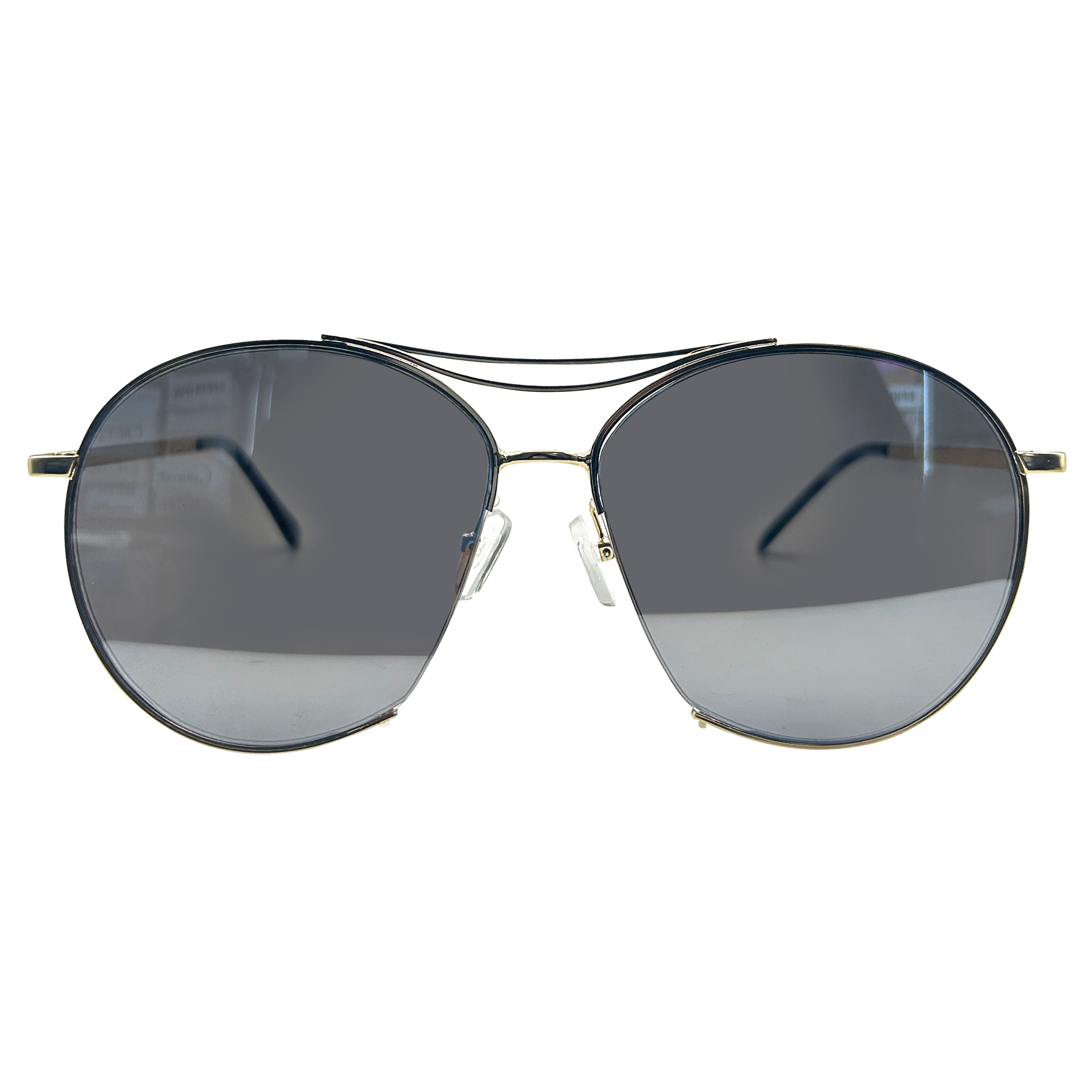 BRONSON Oversized Semi-Rimless Aviator Sunglasses