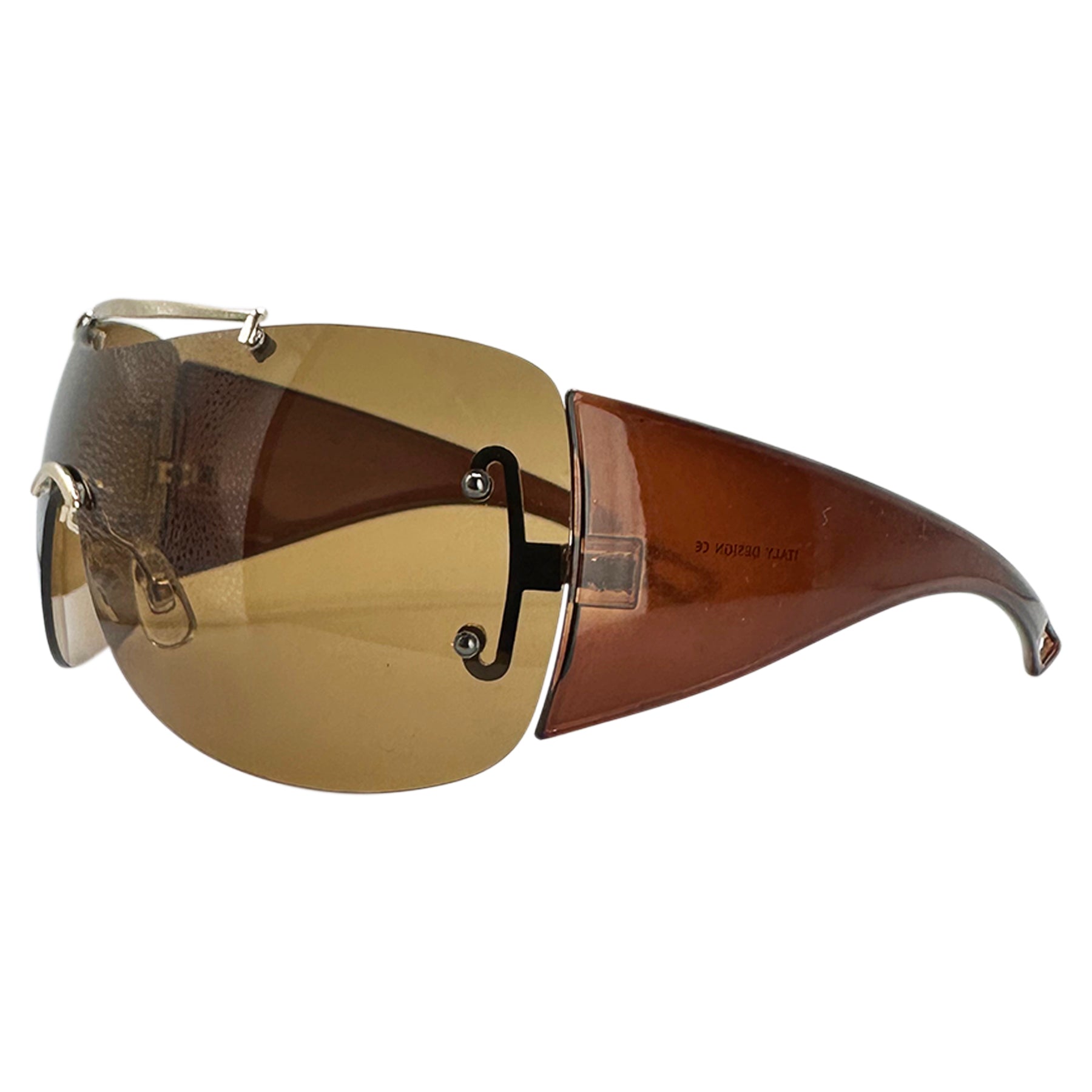 ATOMIC Oversized Aviator Shield Sunglasses-Giant Vintage Eyewear