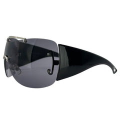 ATOMIC Oversized Aviator Shield Sunglasses-Giant Vintage Eyewear