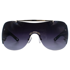 BAYANG Rimless Shield Y2K Sunglasses-Giant Vintage Eyewear