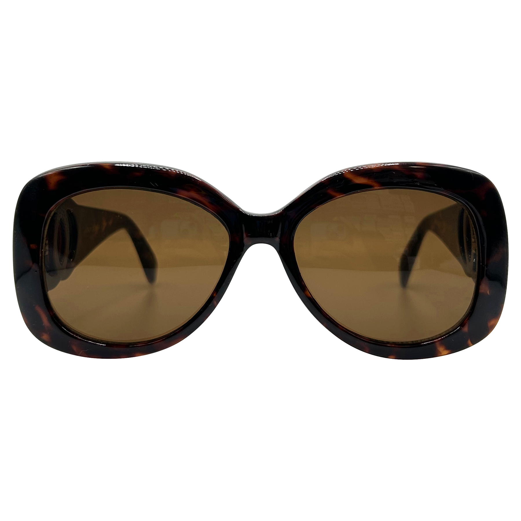 BESITOS Tortoise/Brown Mod 90s Sunglasses