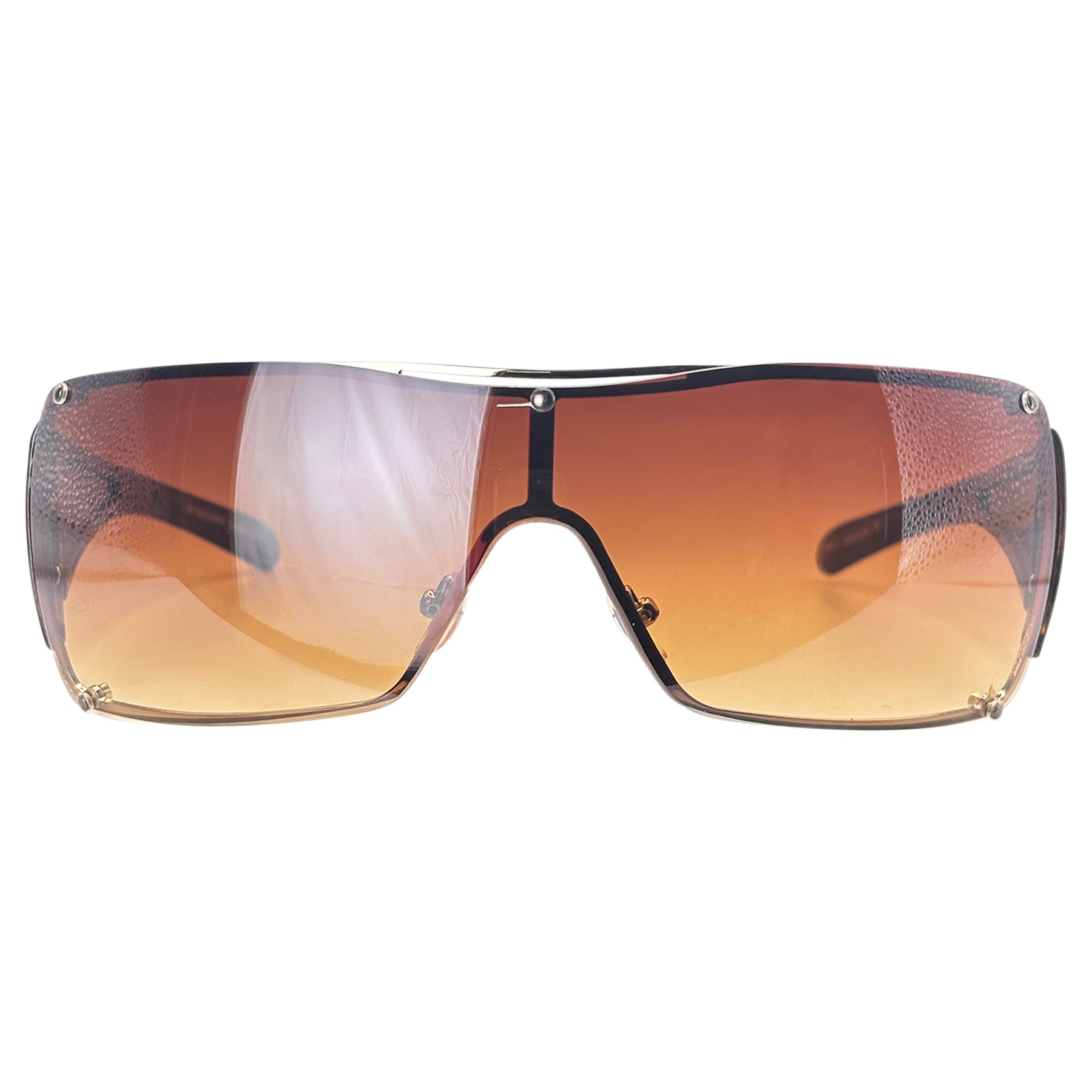 BICOASTAL Shield Sunglasses-Giant Vintage Eyewear