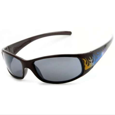 BIKER Sports With Flames Sunglasses