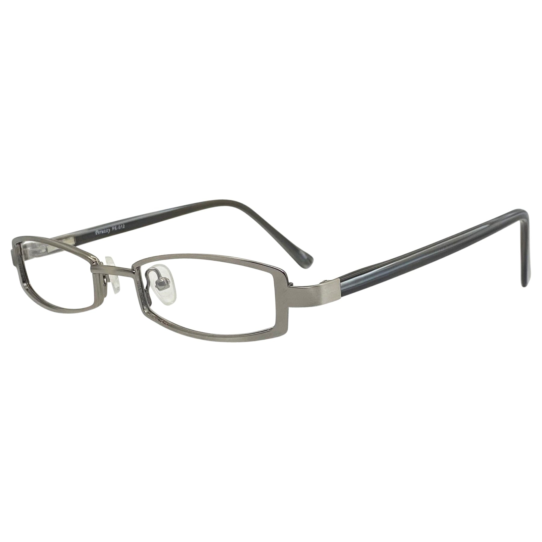 true vintage rectangular frame with a clear 90s style