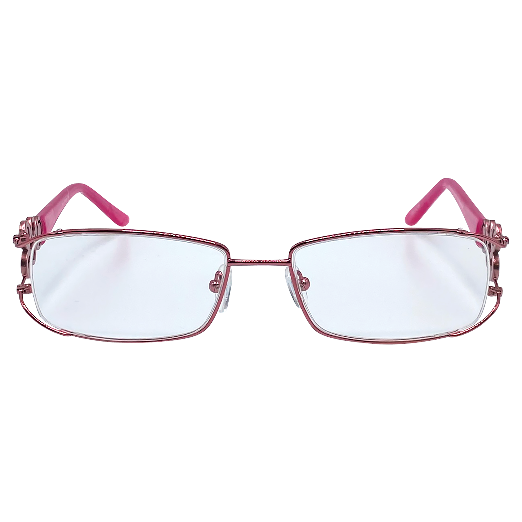 BUBBLES Square 90s Clear Glasses | Premium