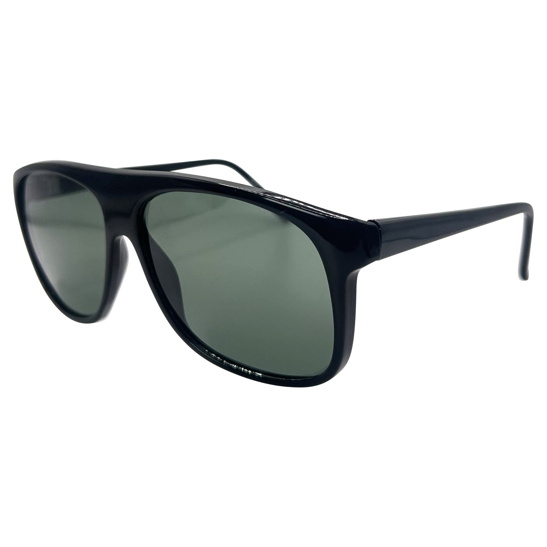 CAPRICORN Black Aviator Sunglasses