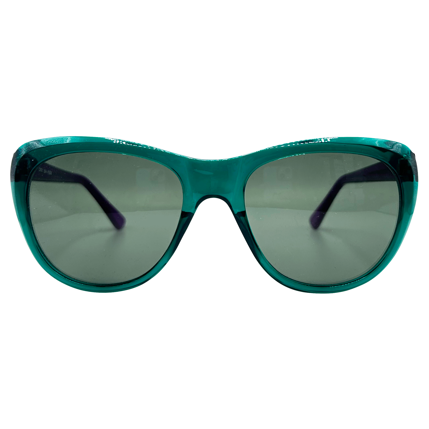 CHARMING Purple/Teal Cat-Eye Sunglasses