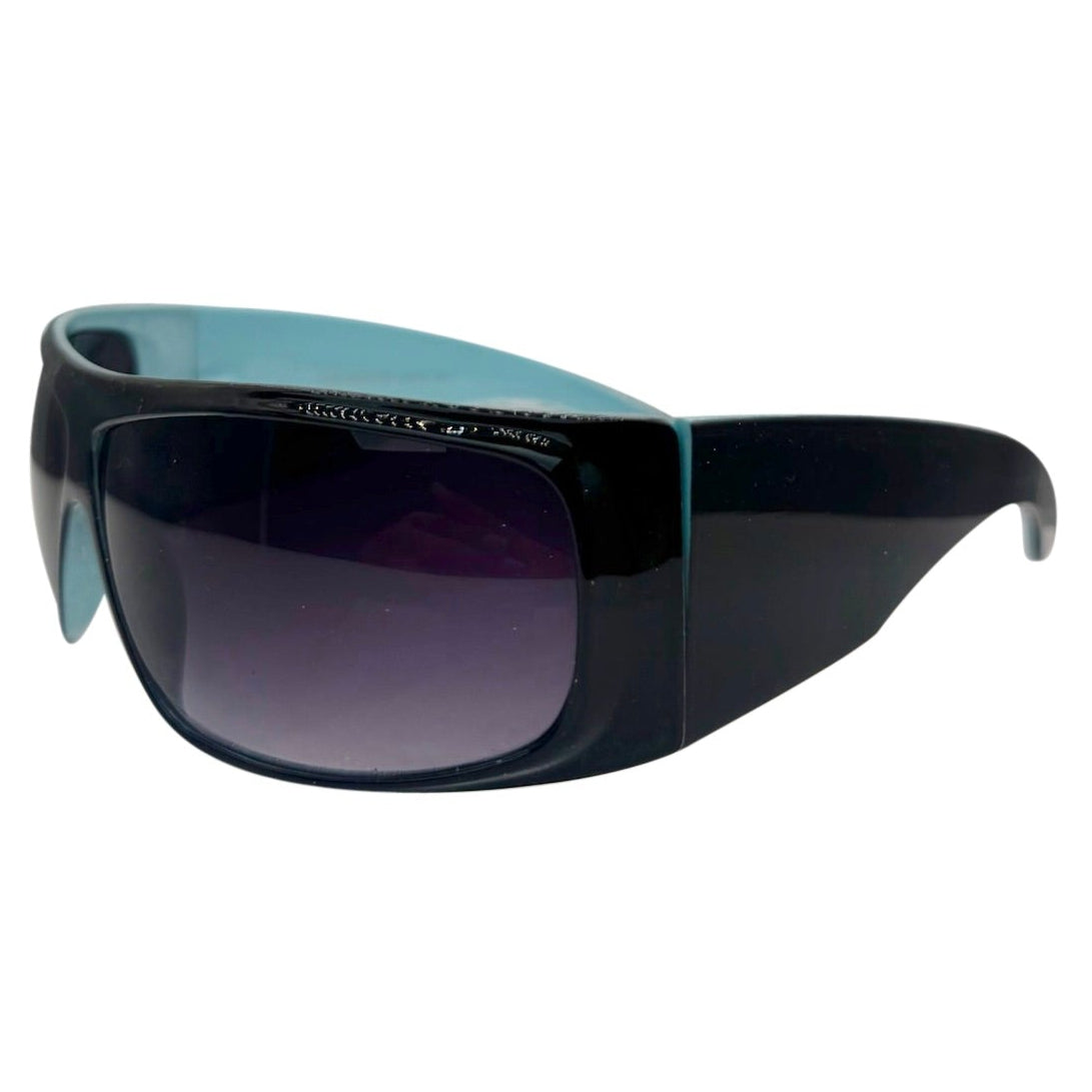 CHASER Shield Sunglasses-Giant Vintage Eyewear blue