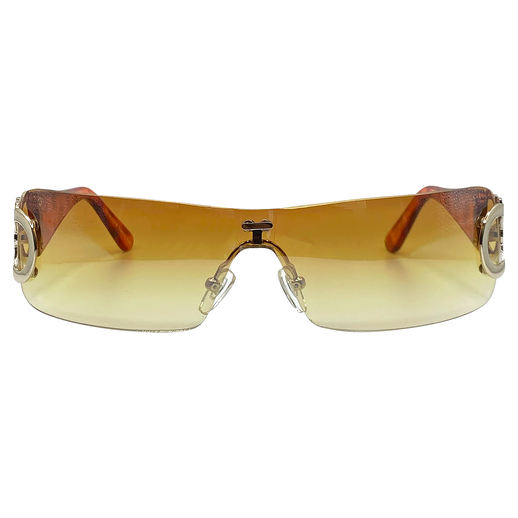 CITRINE Rimless Shield Y2K Sunglasses
