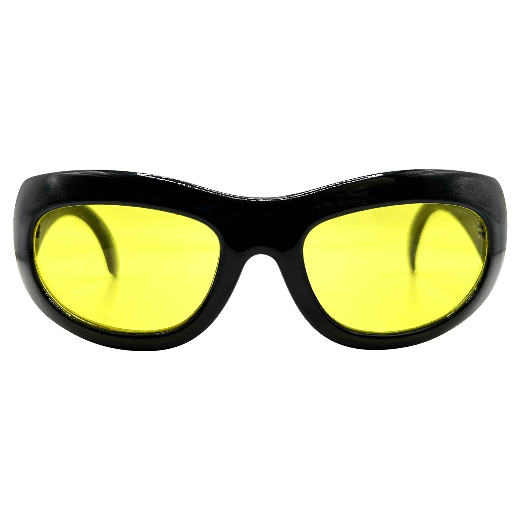 CLANK Gloss Black Sports Sunglasses
