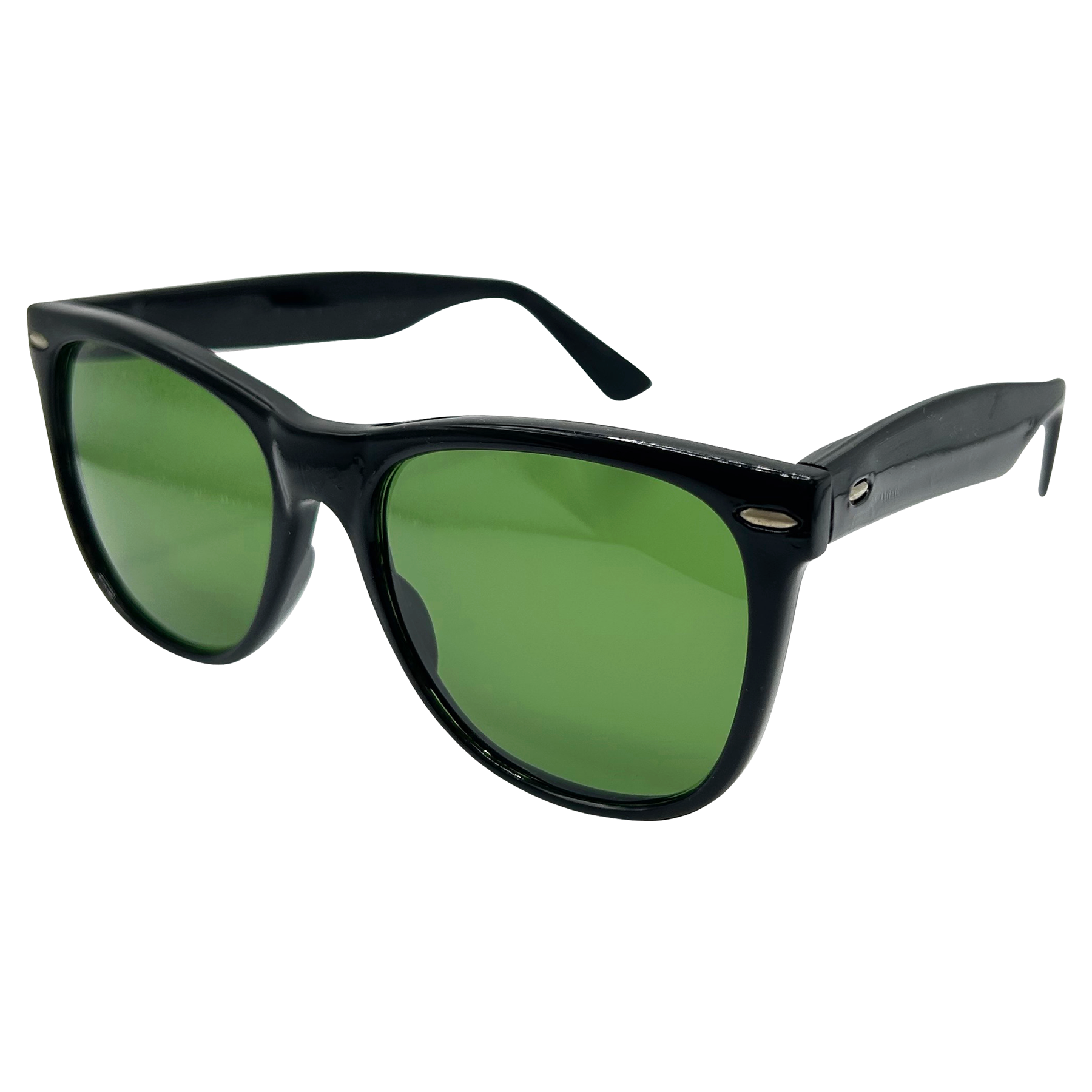 Classic Retro Wayfarer Sunglasses - Black