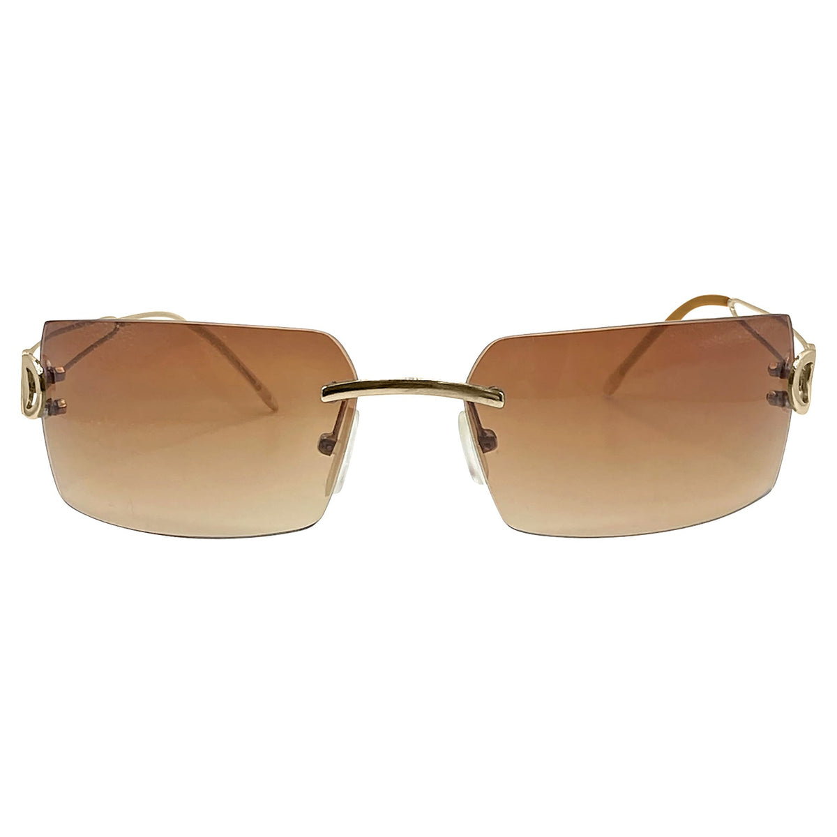 Shop CONFESS Rimless Y2K Vintage Fashion Sunglasses
