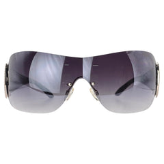DELICIOUS Rimless Shield Sunglasses-Giant Vintage Eyewear