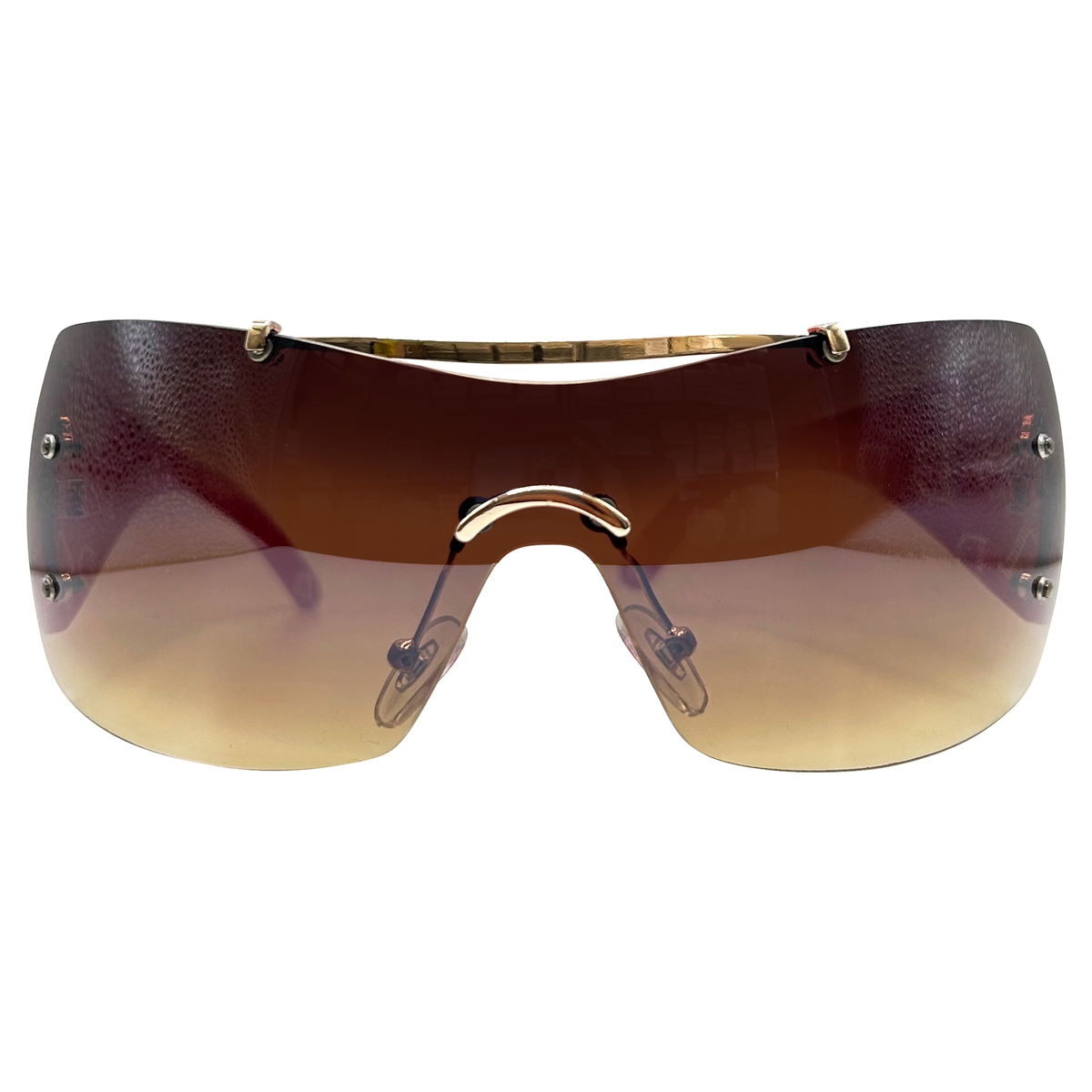 DIET SODA Shield Sunglasses-Giant Vintage Eyewear