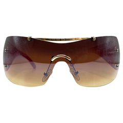 DIET SODA Shield Sunglasses-Giant Vintage Eyewear